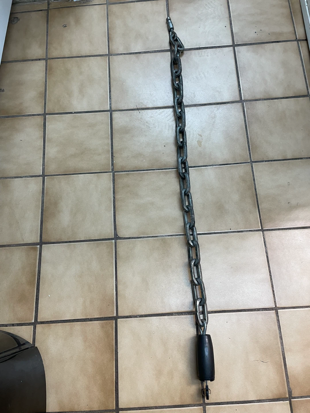 Bike chain with only 1 key