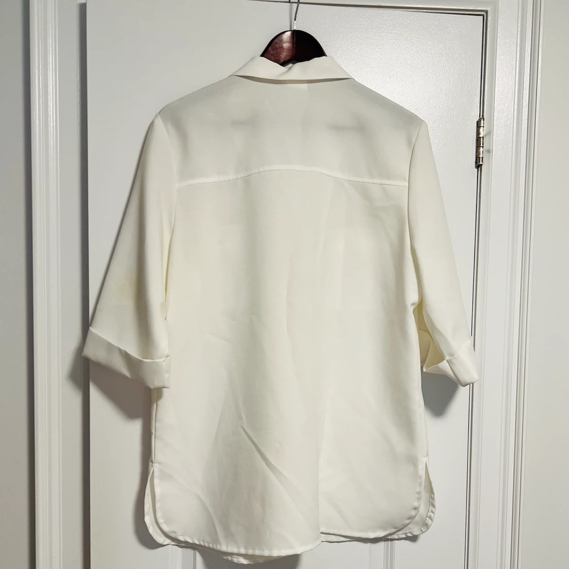 alia White Blouse Women's size 14 - photo 2