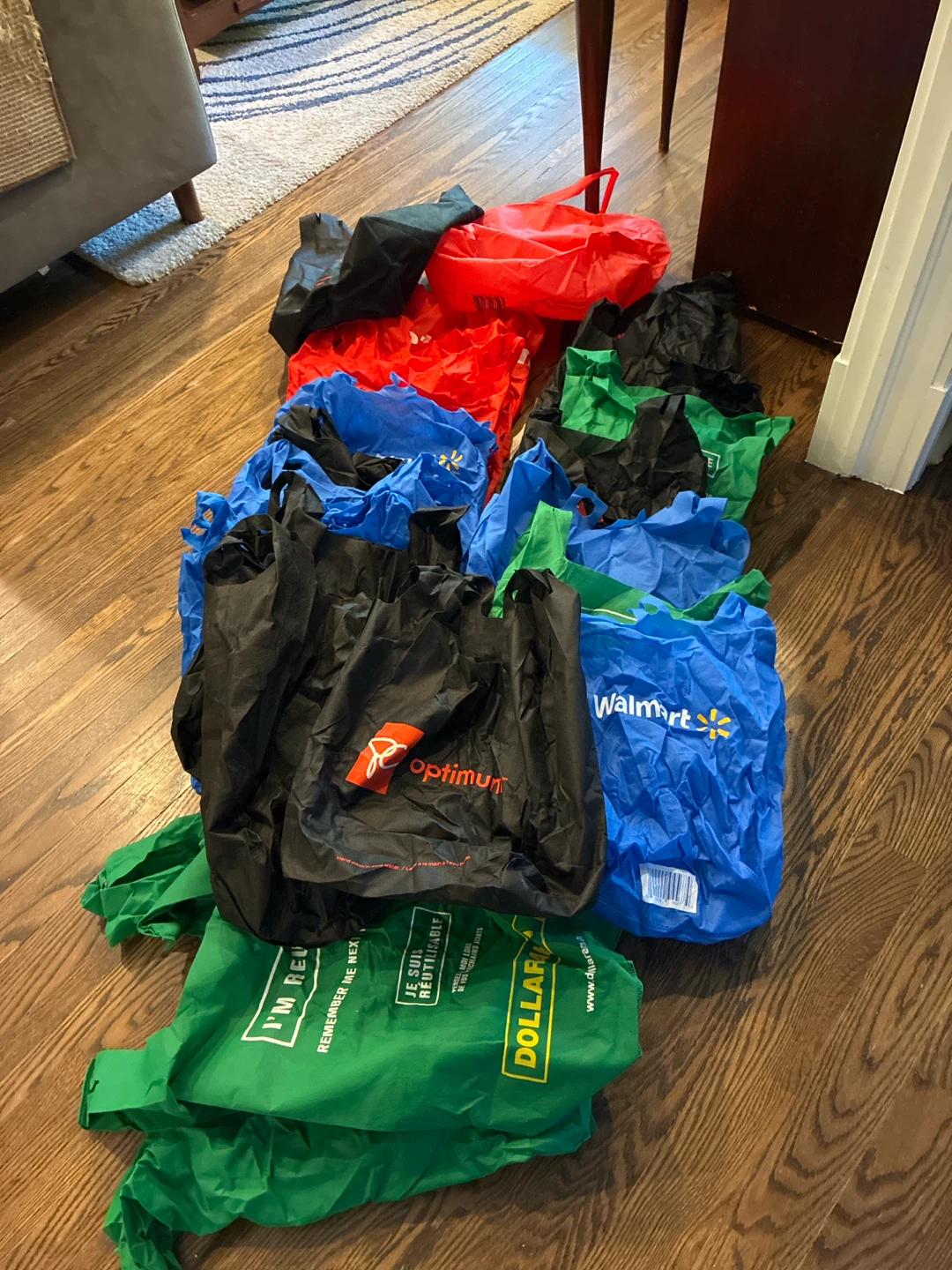 20+ Reusable Shopping Bags - Walmart, Optimum, Dollarama