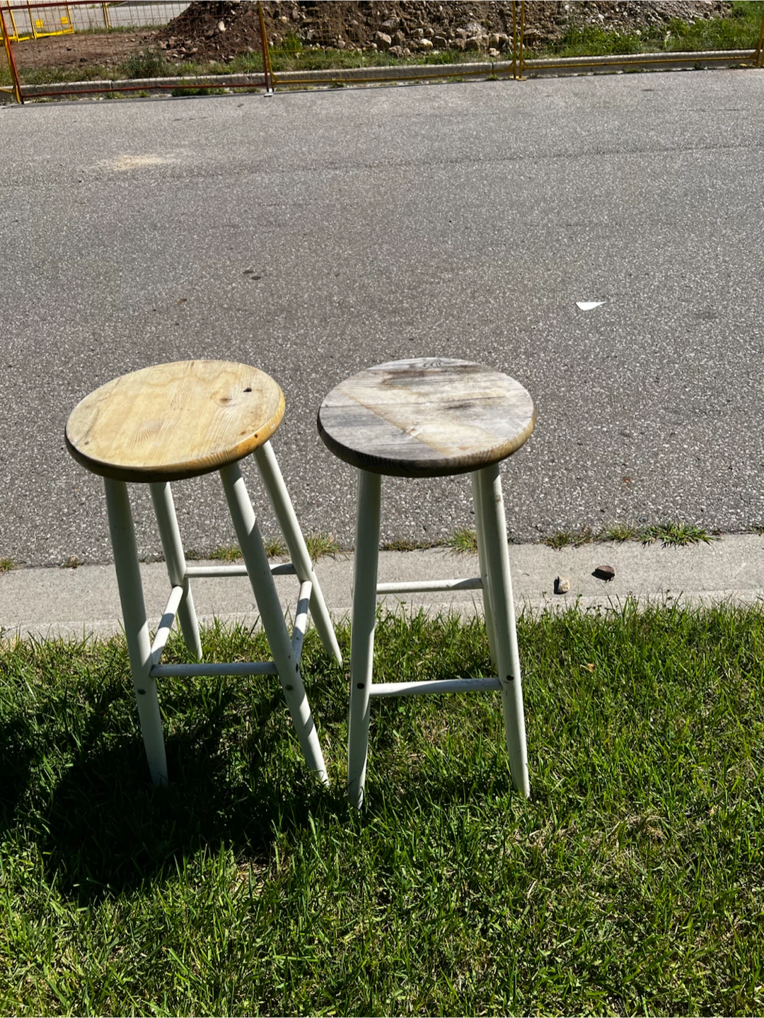 Pair of Wooden Bar Stools