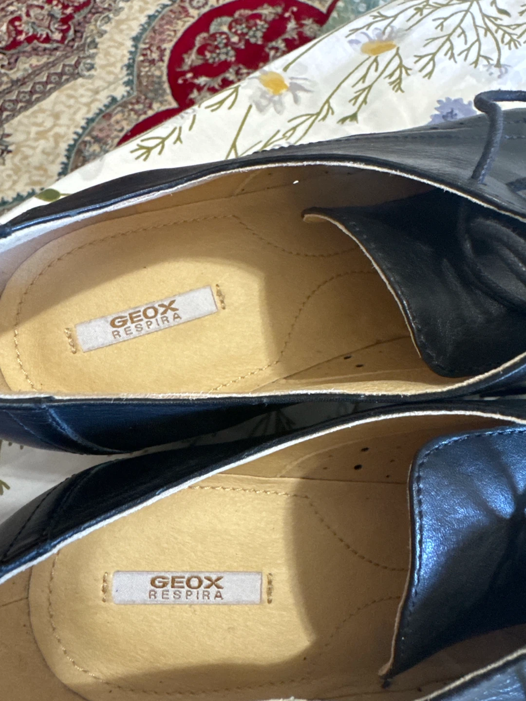 Geox Respira Black Leather Shoes Size 41 - photo 2