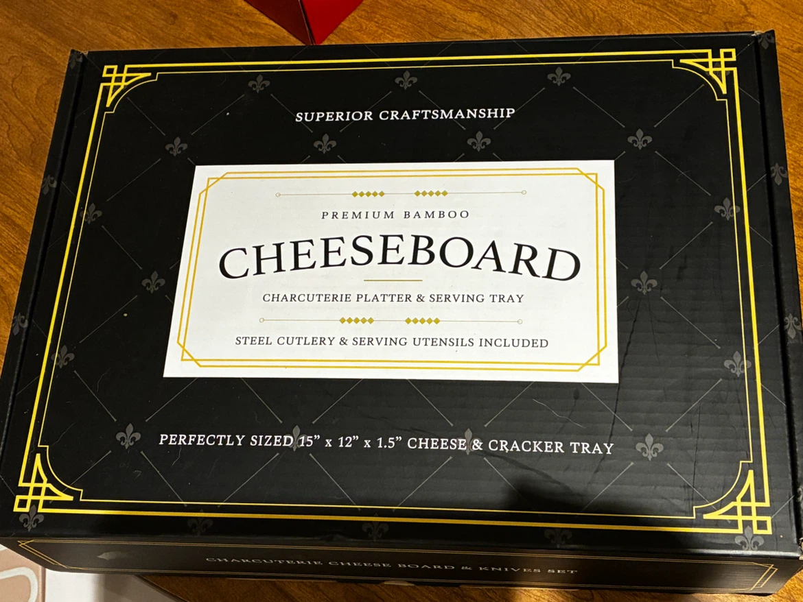 Smirly Bamboo Cheeseboard Set