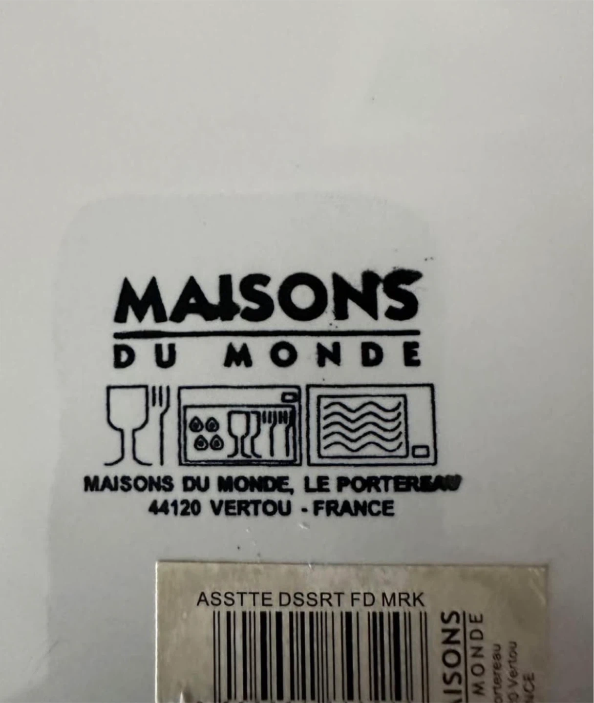 Maison du Monde Dessert Plate - The Food Market Collection - photo 2