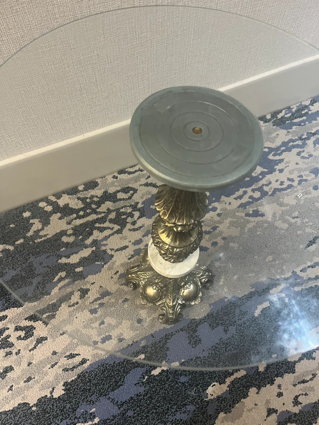 Glass Top Accent Table - photo 3