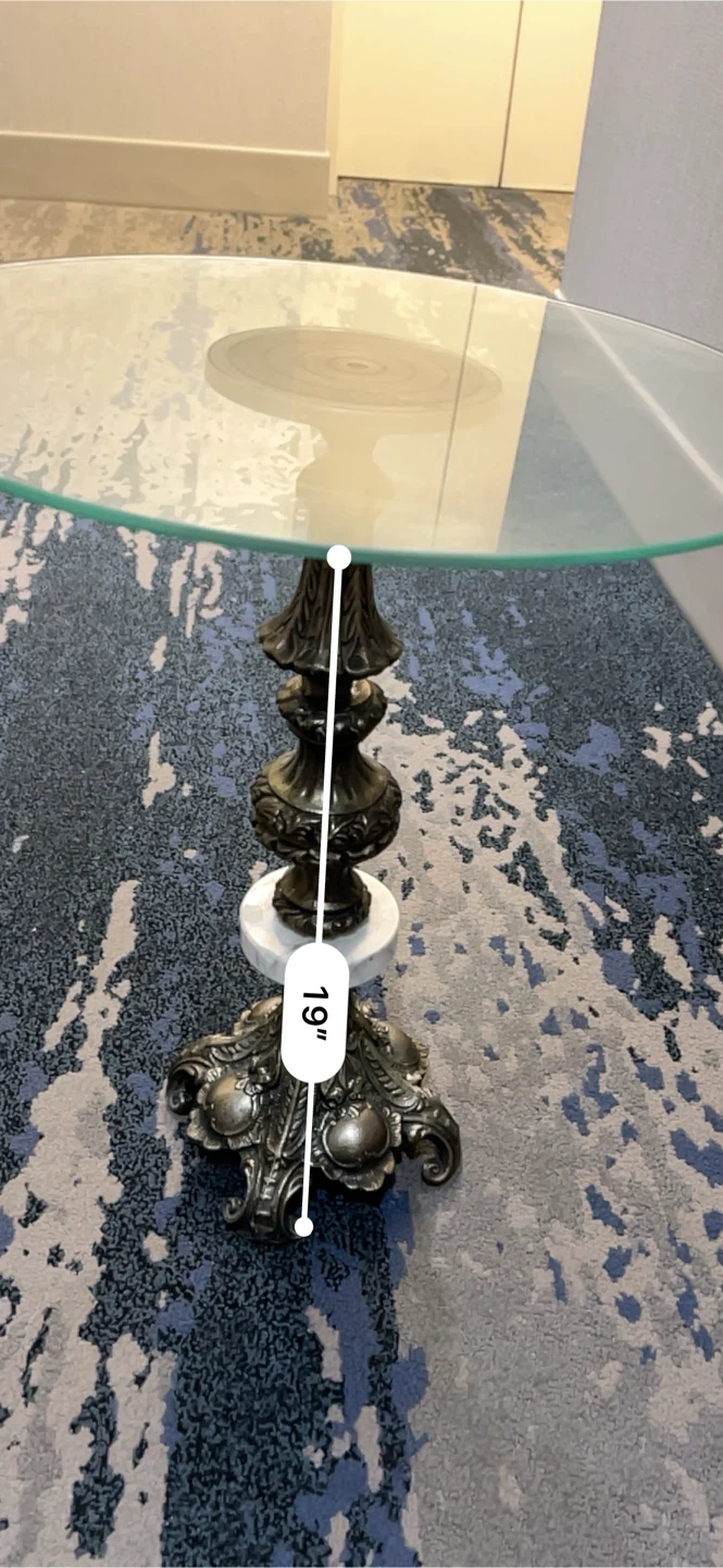 Glass Top Accent Table - photo 5
