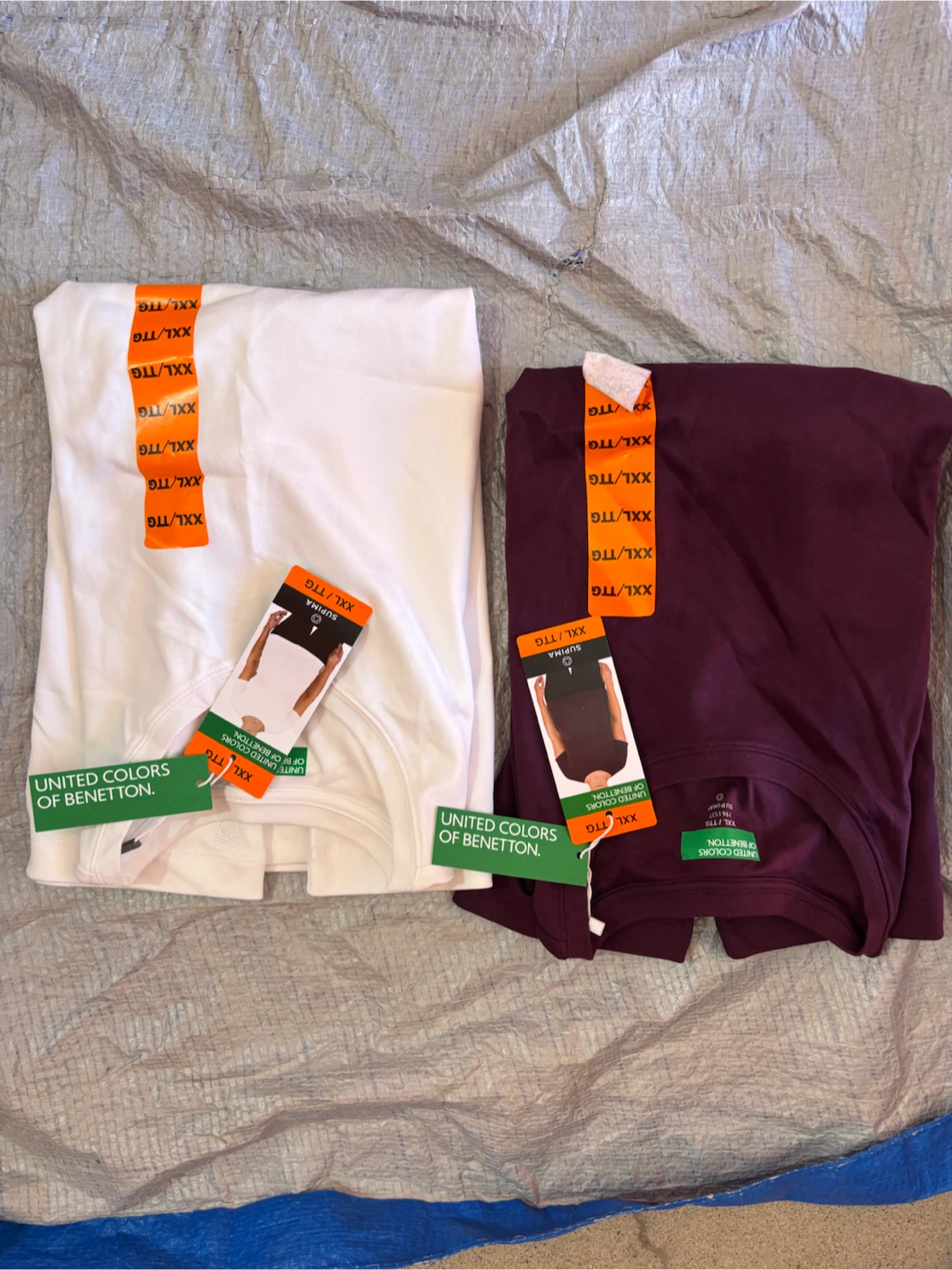 United Colors of Benetton XXL Supima T-Shirts (2-Pack)