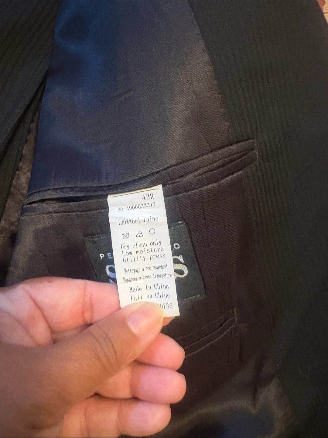 Men’s Calvin Klein black suit - photo 3