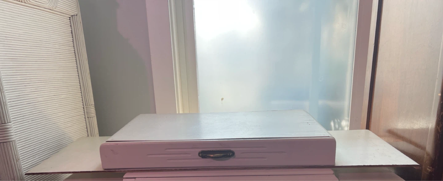 Vintage Art Deco Sliding Drawer Top – Unique Salvage Project!