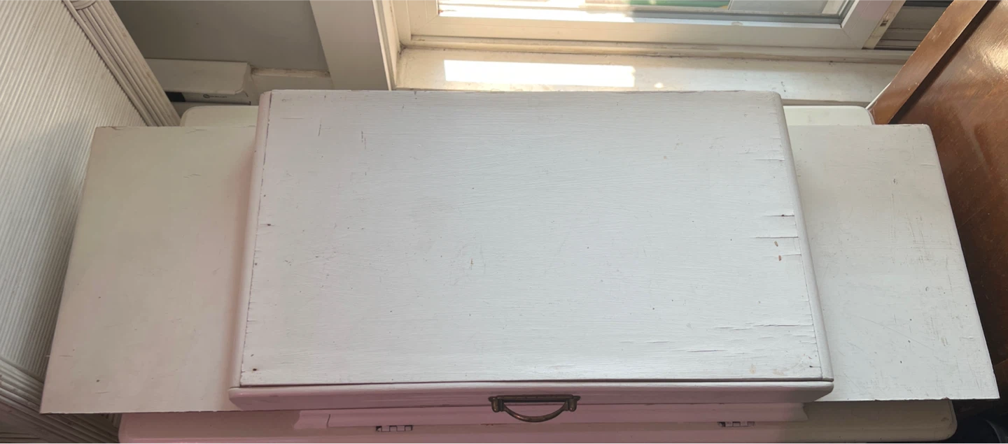 Vintage Art Deco Sliding Drawer Top – Unique Salvage Project! - photo 2