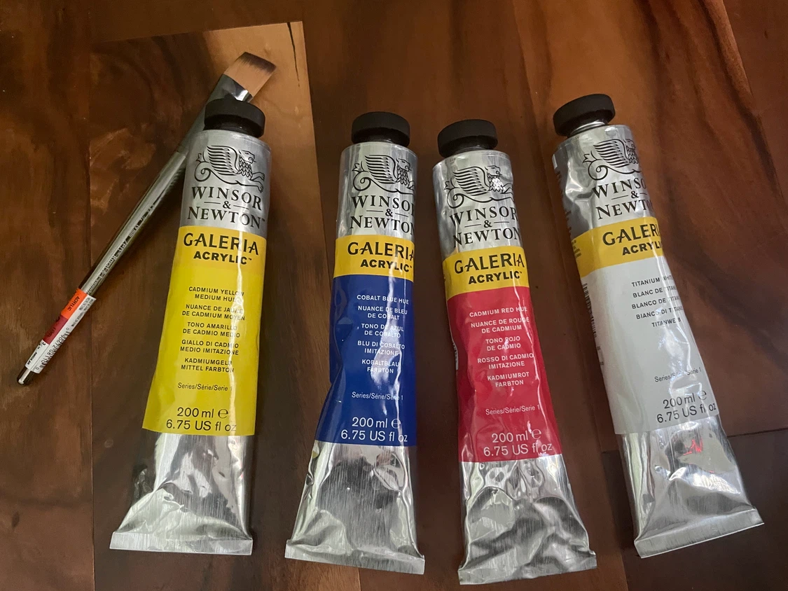 Winsor & Newton Galeria Acrylic Paint Tubes (4-Pack)