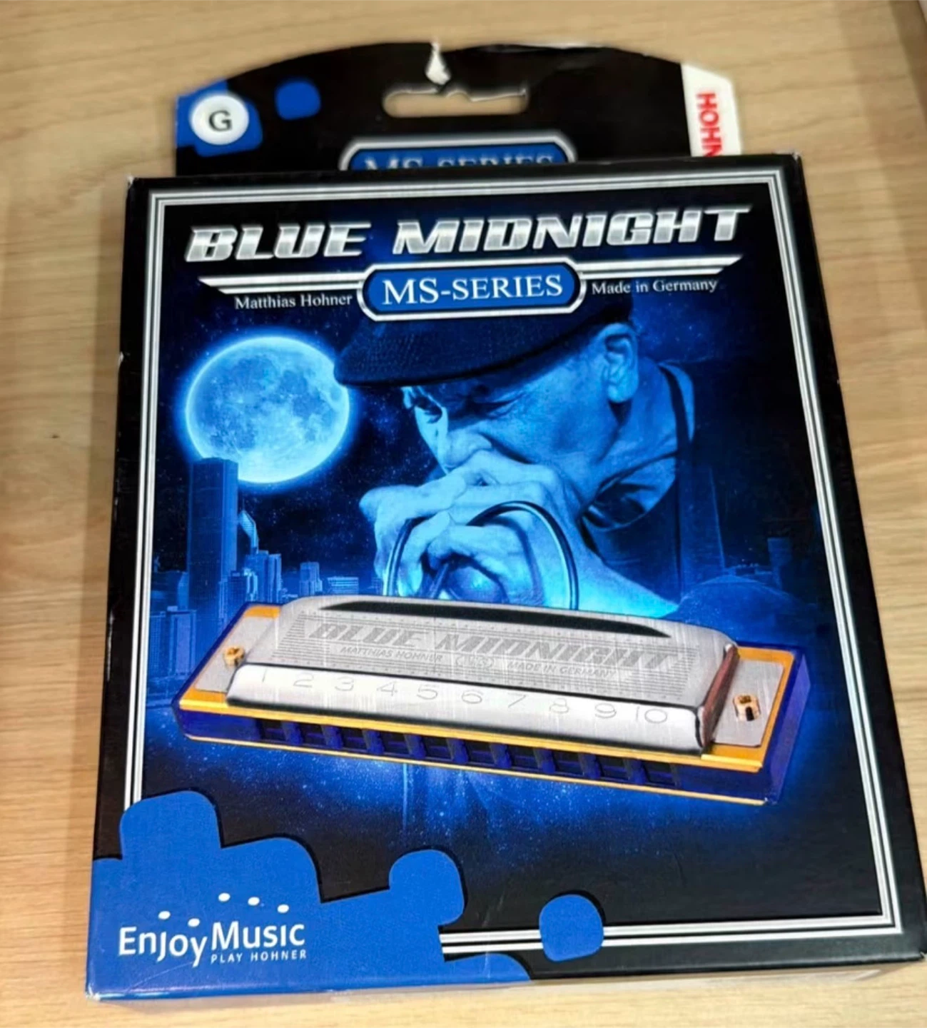 Hohner Blue Midnight Harmonica - Key of G