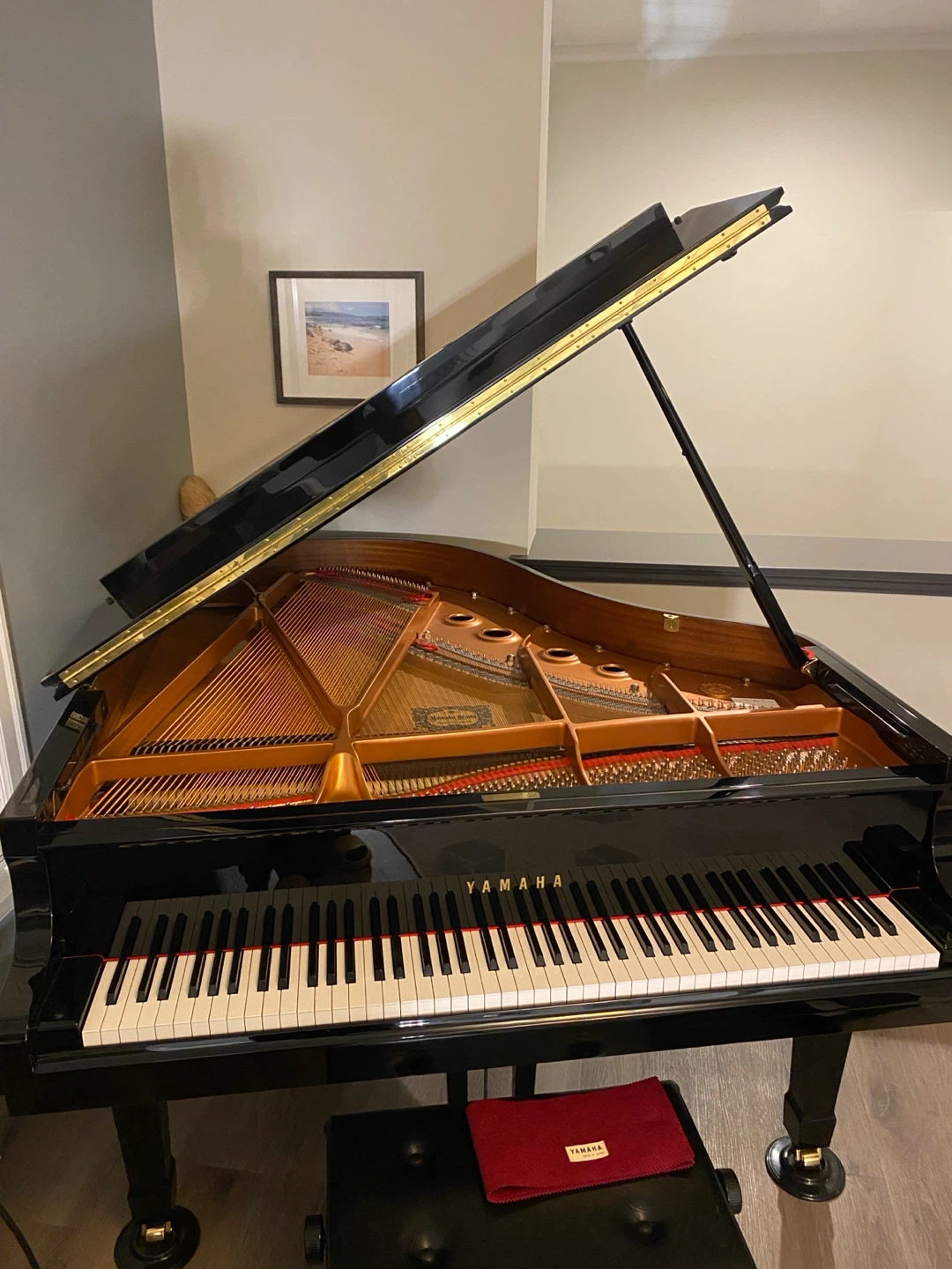 Yamaha C2 Grand Piano with Bench - photo 2