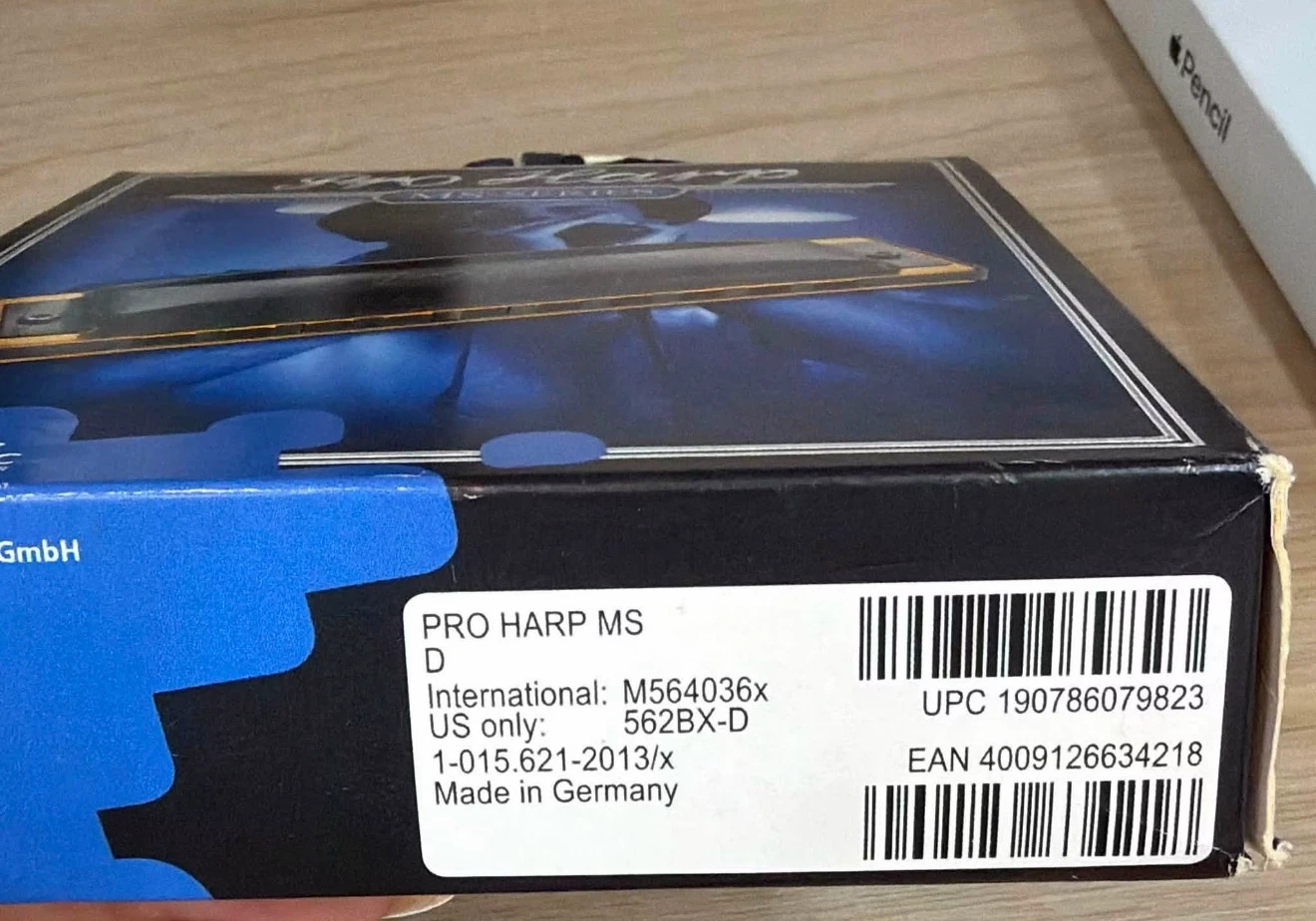 Hohner Pro Harp MS Harmonica in D - photo 2