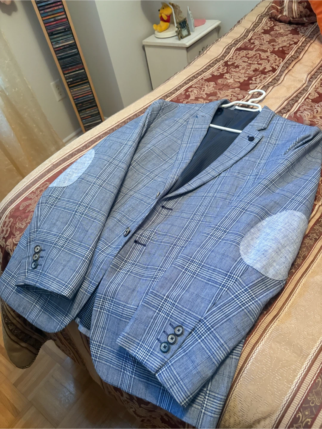 RW & CO. Slim Fit Plaid Blazer