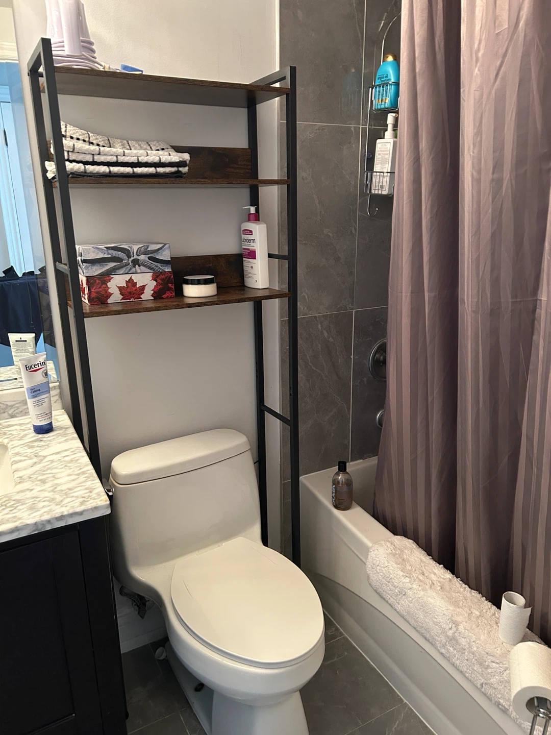 Over Toilet Bathroom Shelf Unit