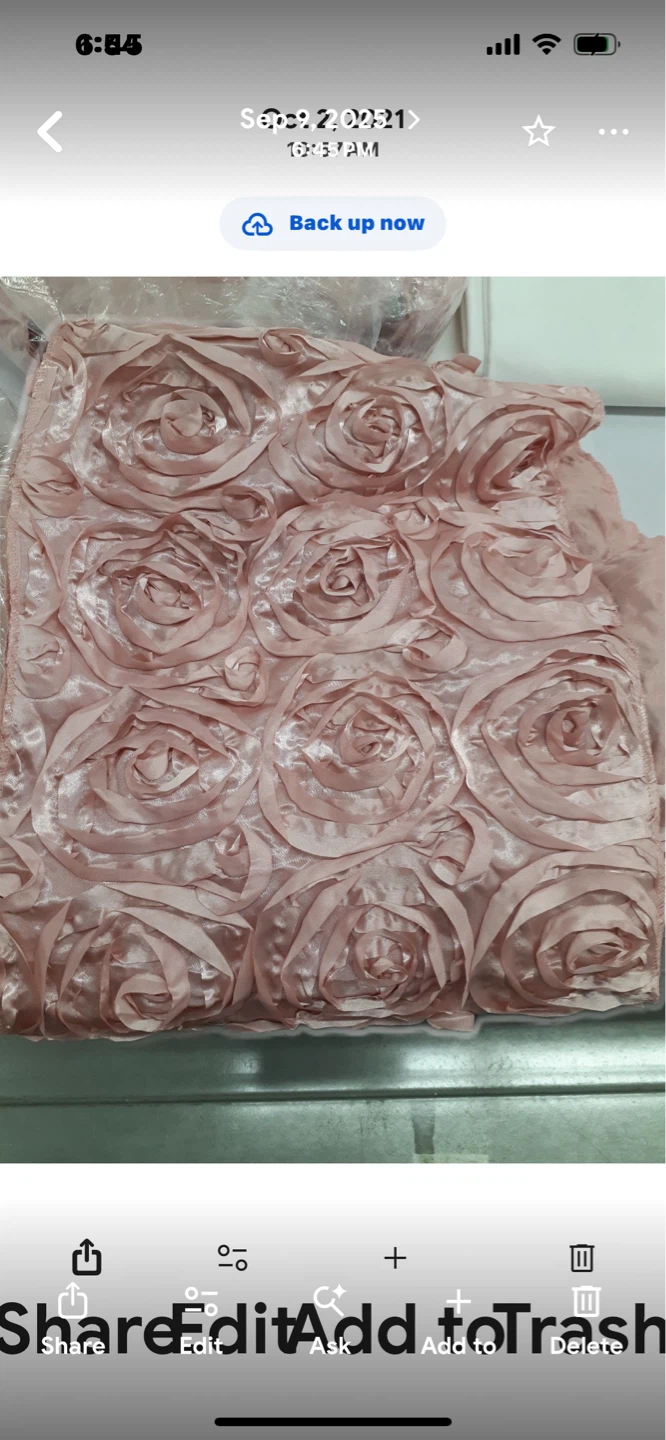 Pink Rose Fabric Swatch