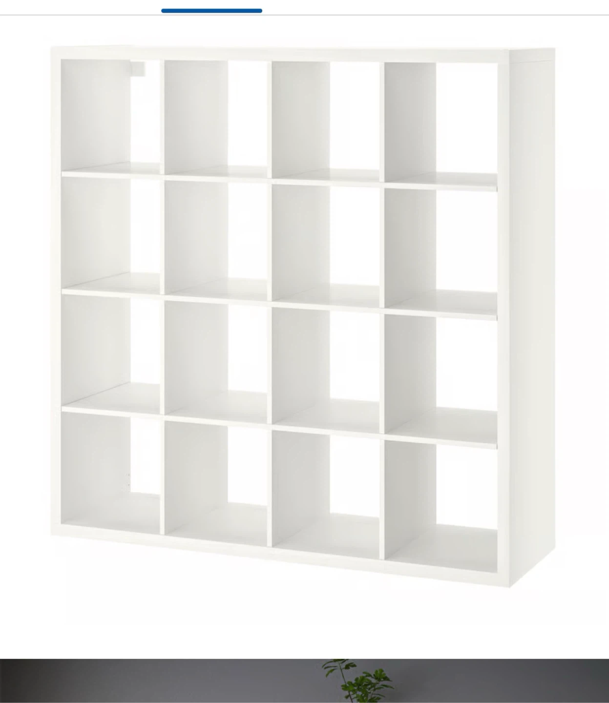 IKEA KALLAX 16-Cube Shelf Unit White