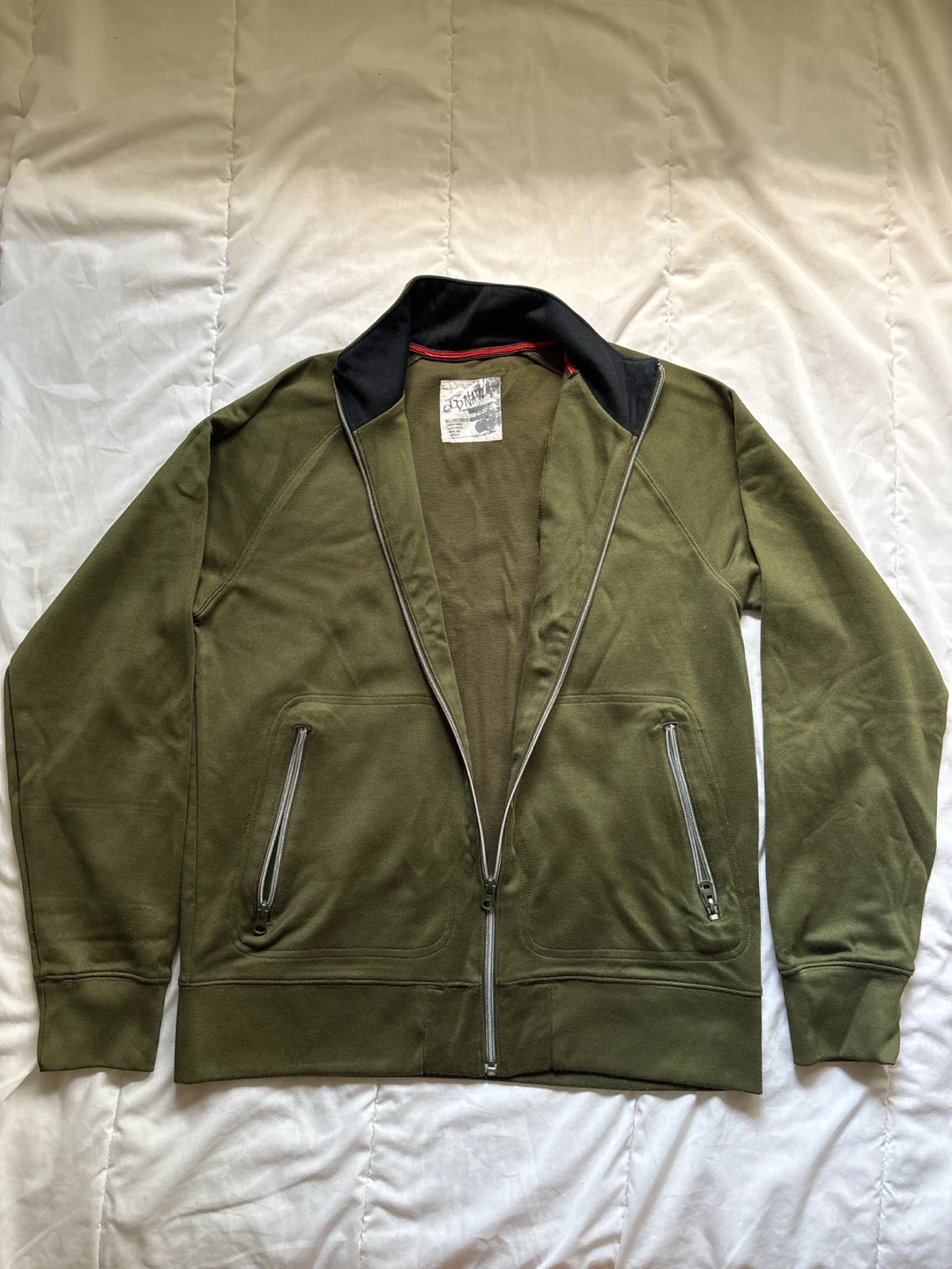 Green Turtleneck Zip Jacket - photo 2