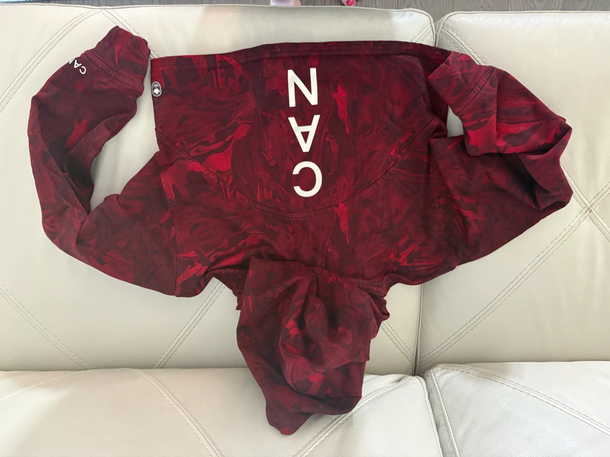 Lululemon Canada Hoodie Red Camo Size 2 - photo 4