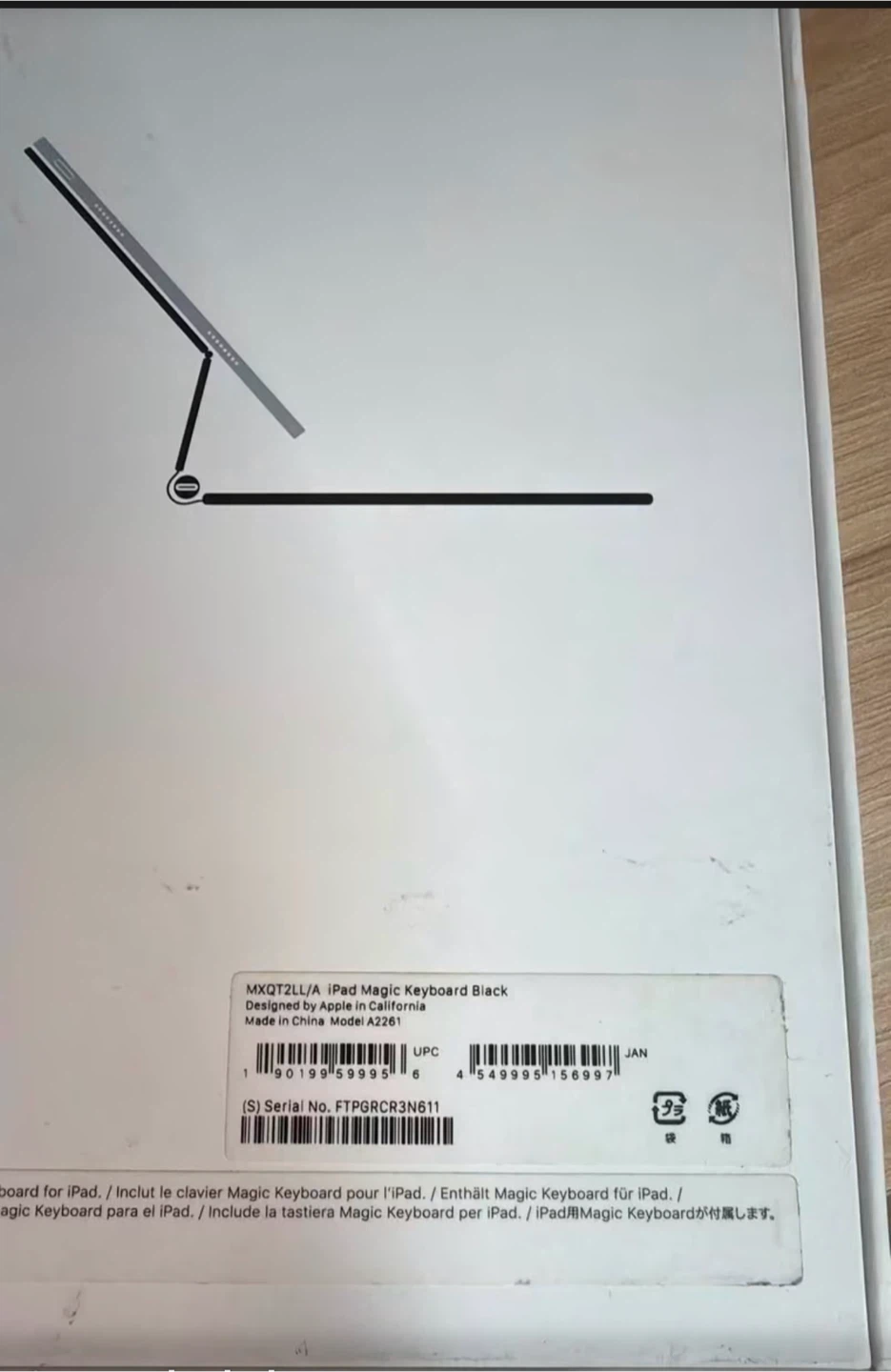 Apple iPad Magic Keyboard for iPad - Black - photo 2
