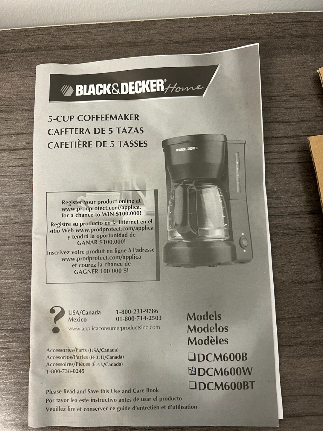 Black & Decker 5-Cup Coffee Maker - photo 3