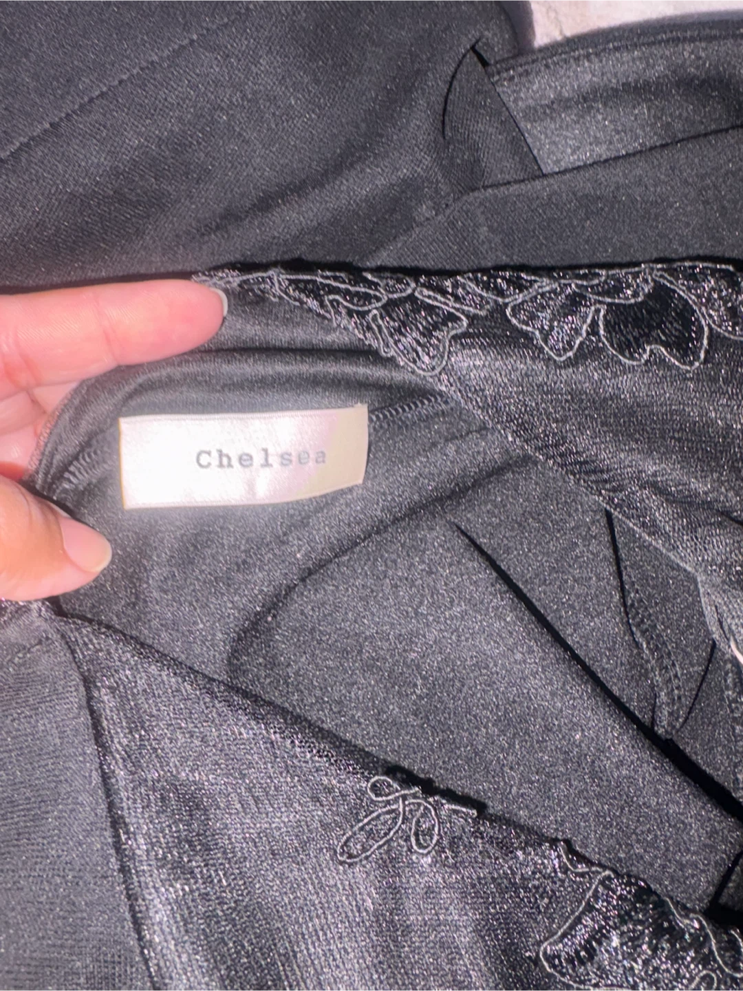 Black Chelsea Lace Dress