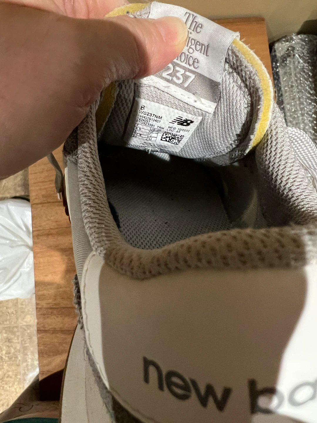 New Balance 237 Sneakers Grey White - photo 5