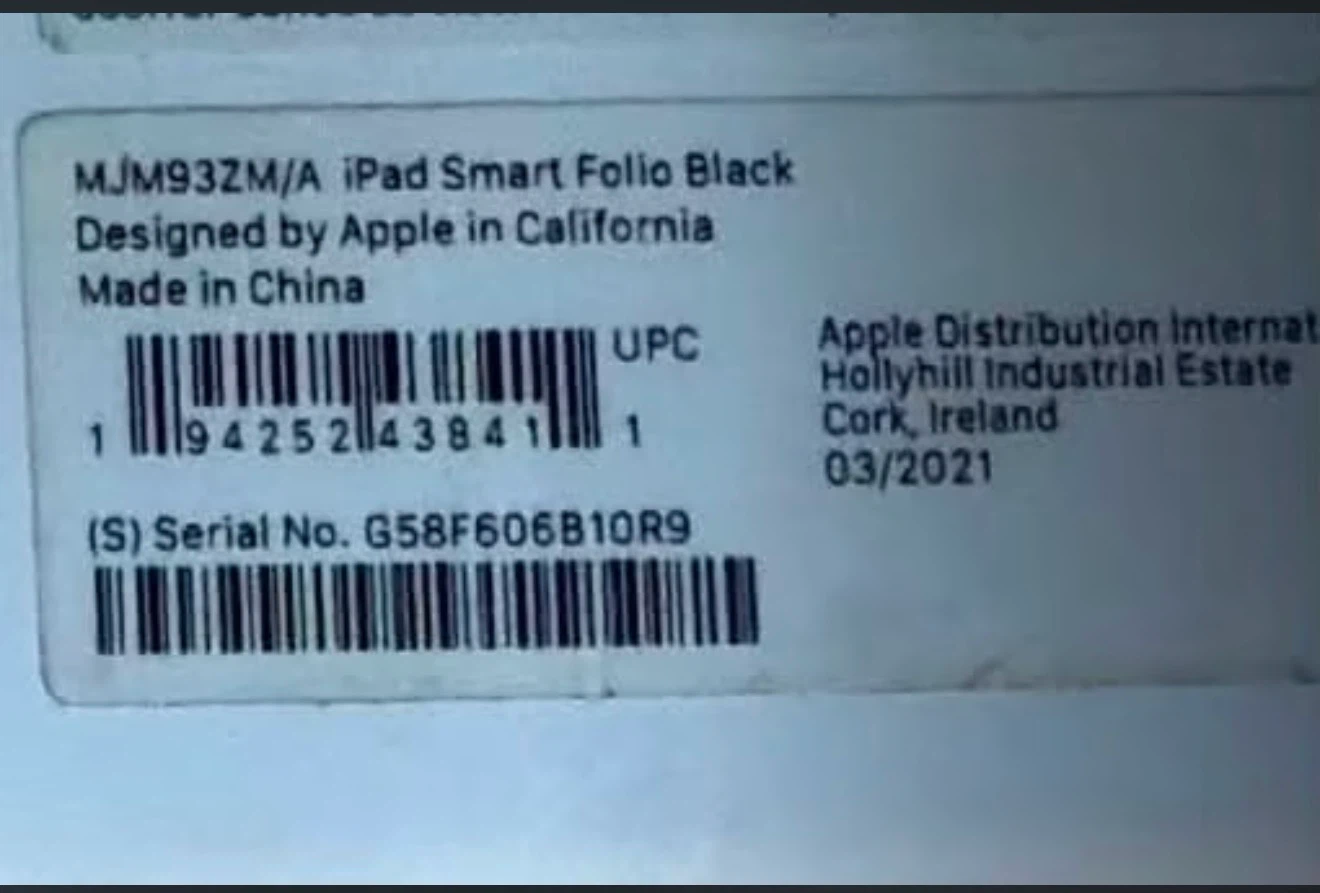 Apple iPad Smart Folio Black - photo 2