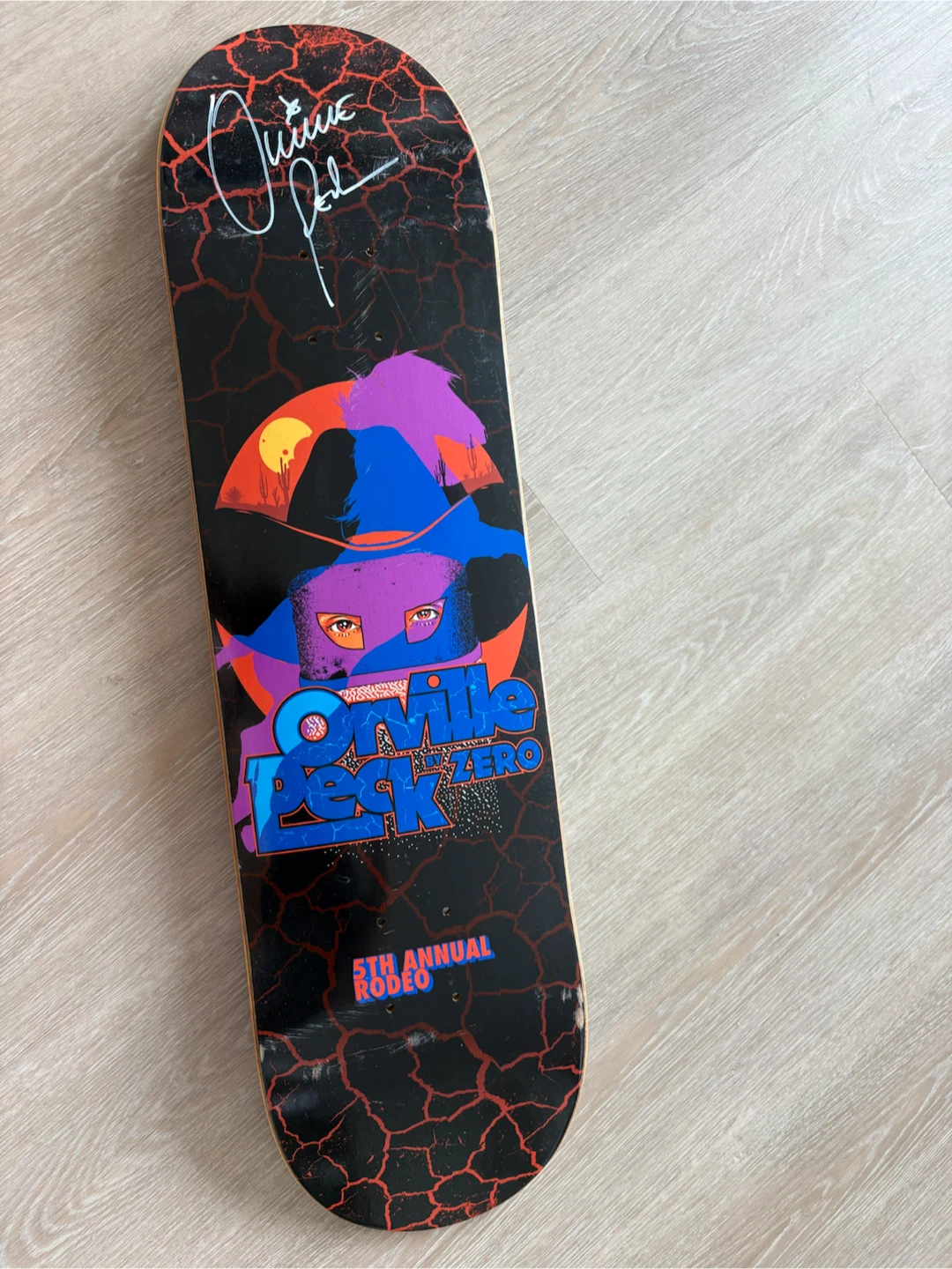 *SIGNED* Orville Peck Zero Skateboard Deck - photo 2