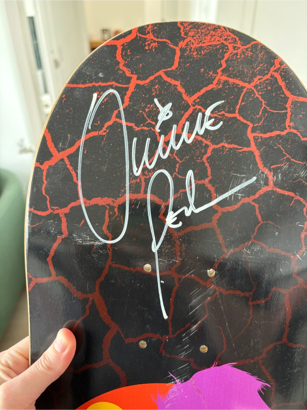*SIGNED* Orville Peck Zero Skateboard Deck - photo 3