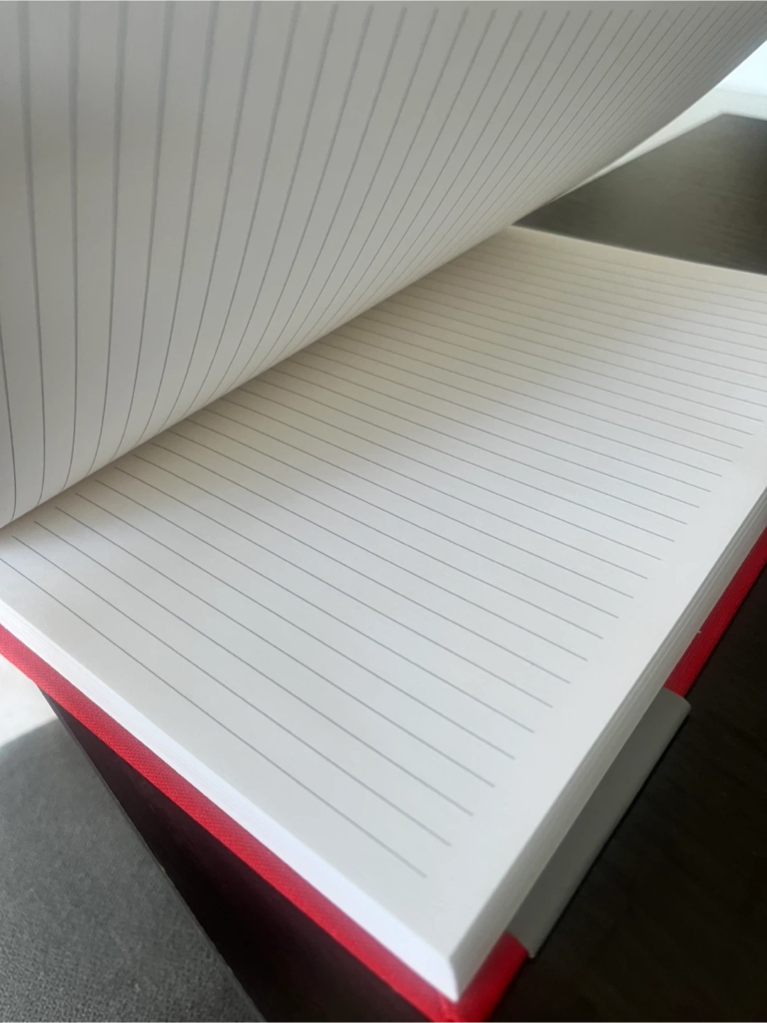 Gry Mattr Linen Notebook - Red - photo 3