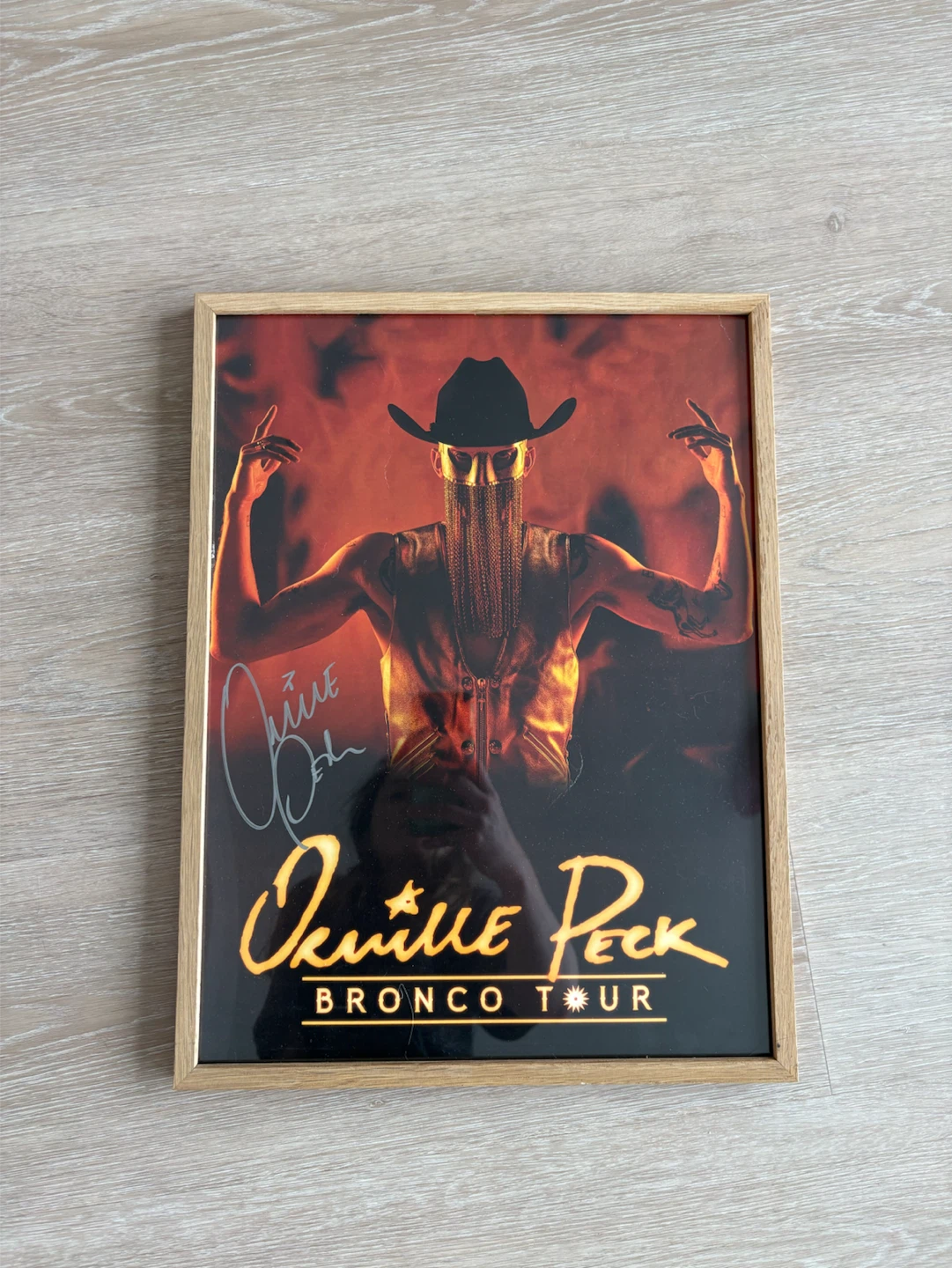 *SIGNED* Orville Peck Bronco Tour Framed Print
