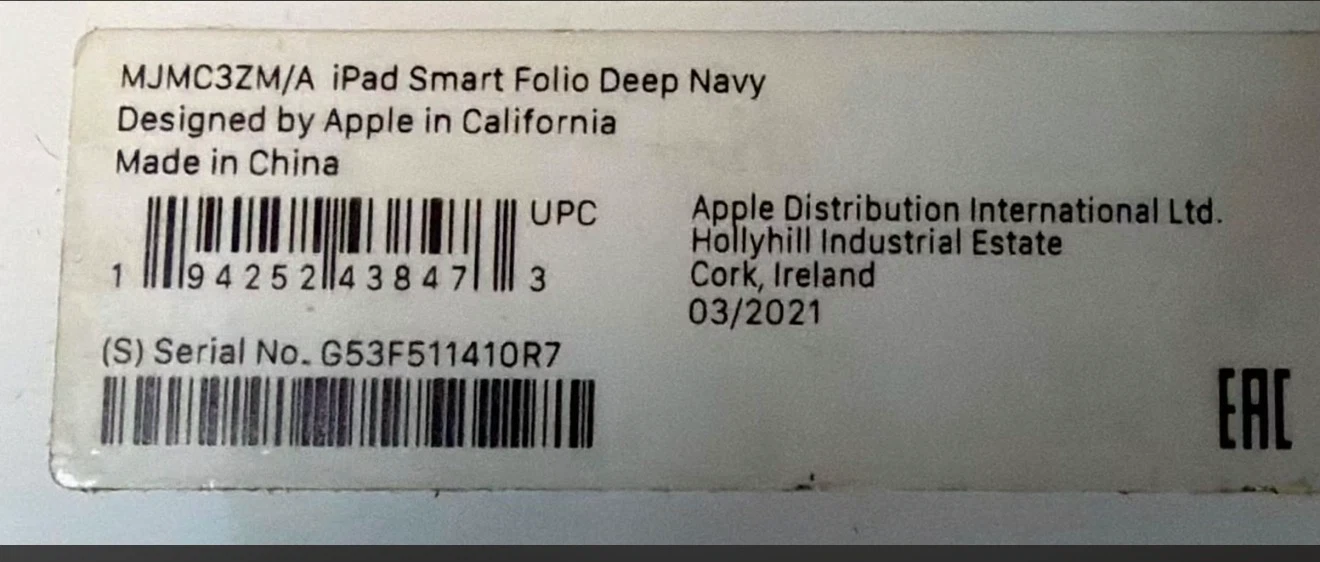 Apple iPad Smart Folio Deep Navy Case - photo 2