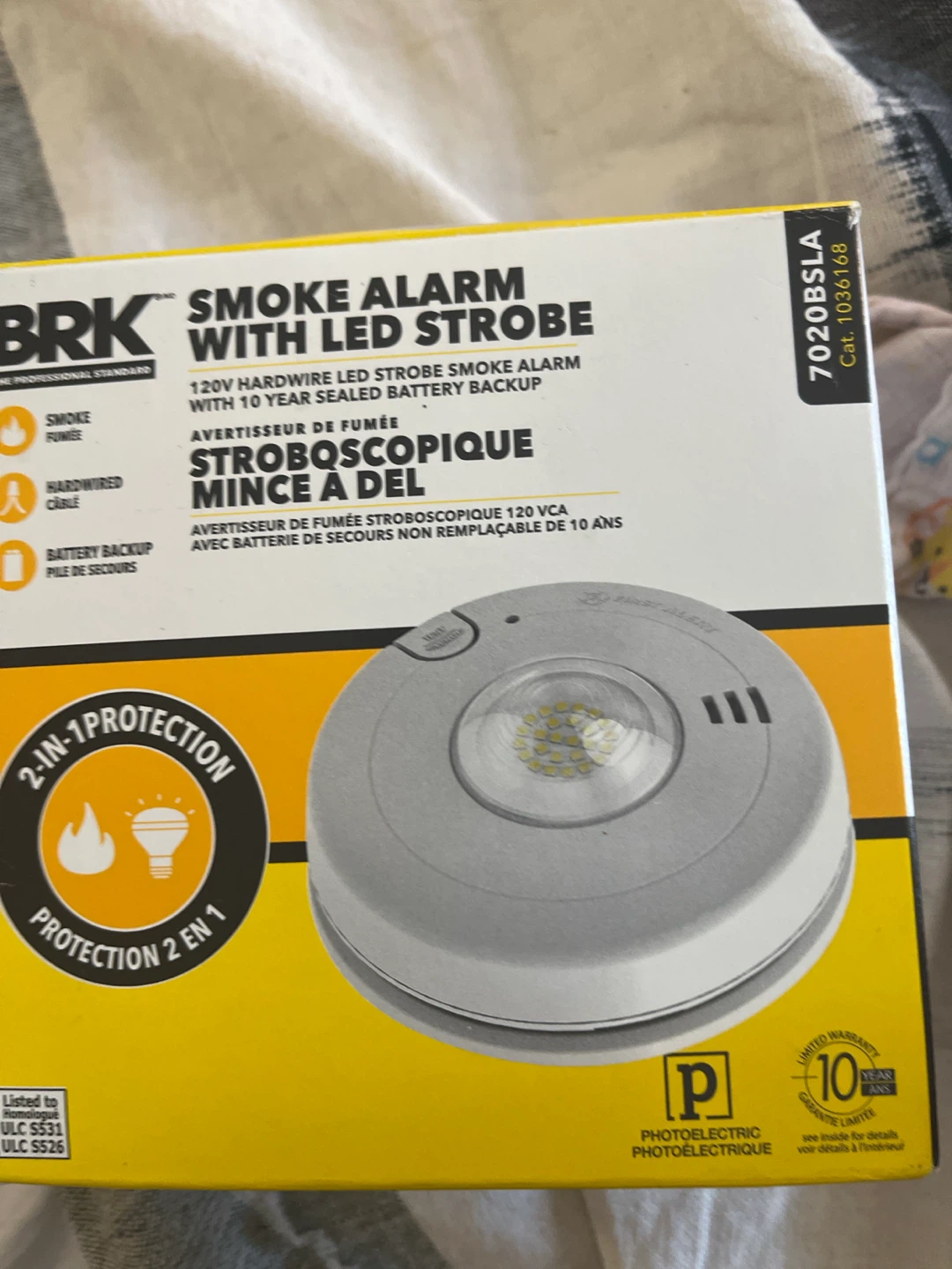 BRK Smoke Alarm with LED Strobe