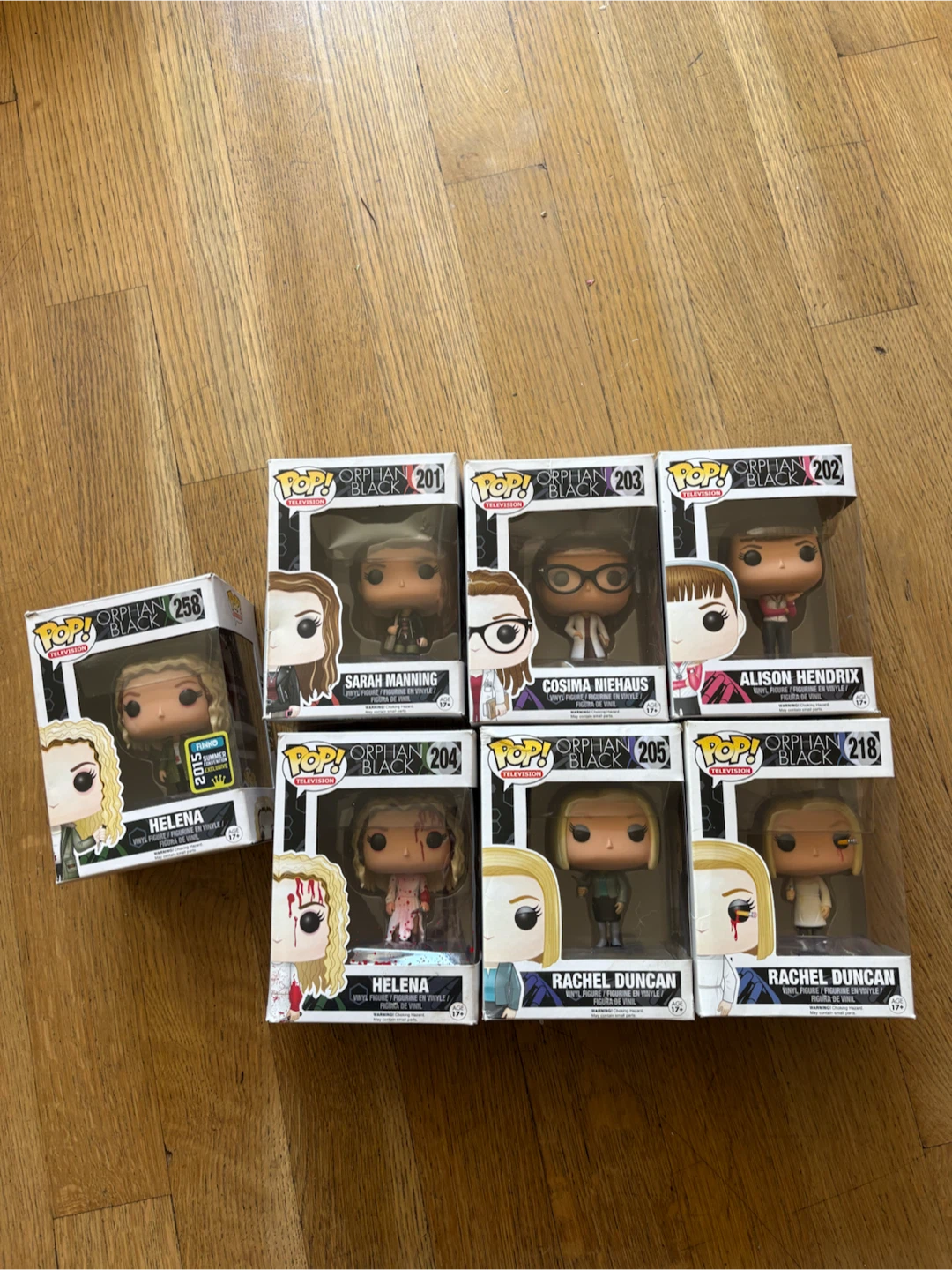 Funko Pop! Orphan Black Vinyl Figures (Set of 7)