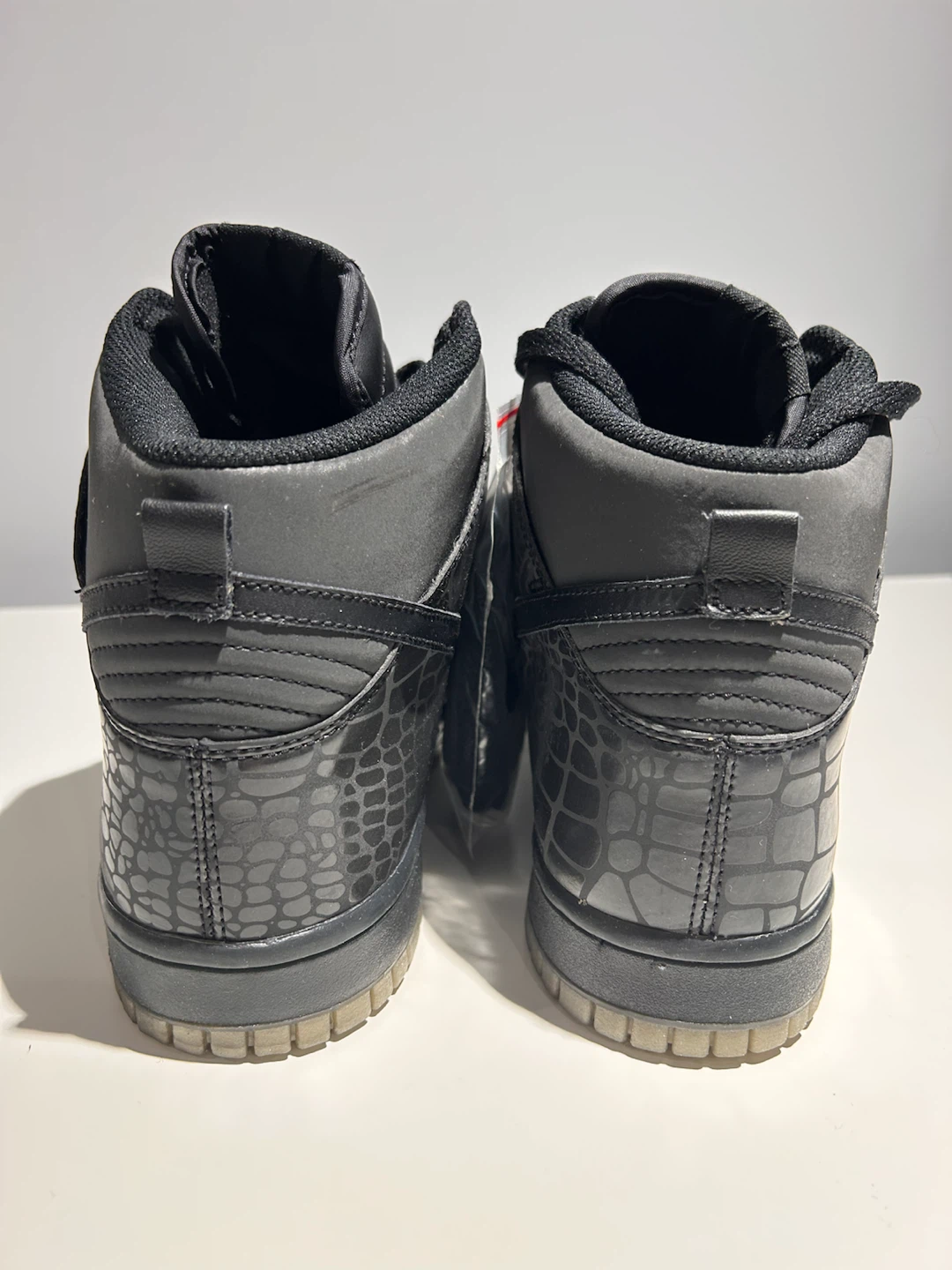 Nike Dunk High "Black Crocodile" Sneakers - photo 3