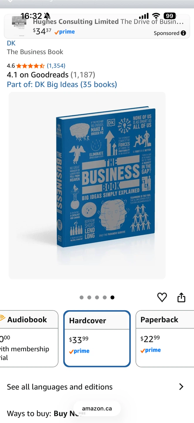 DK The Business Book Hardcover