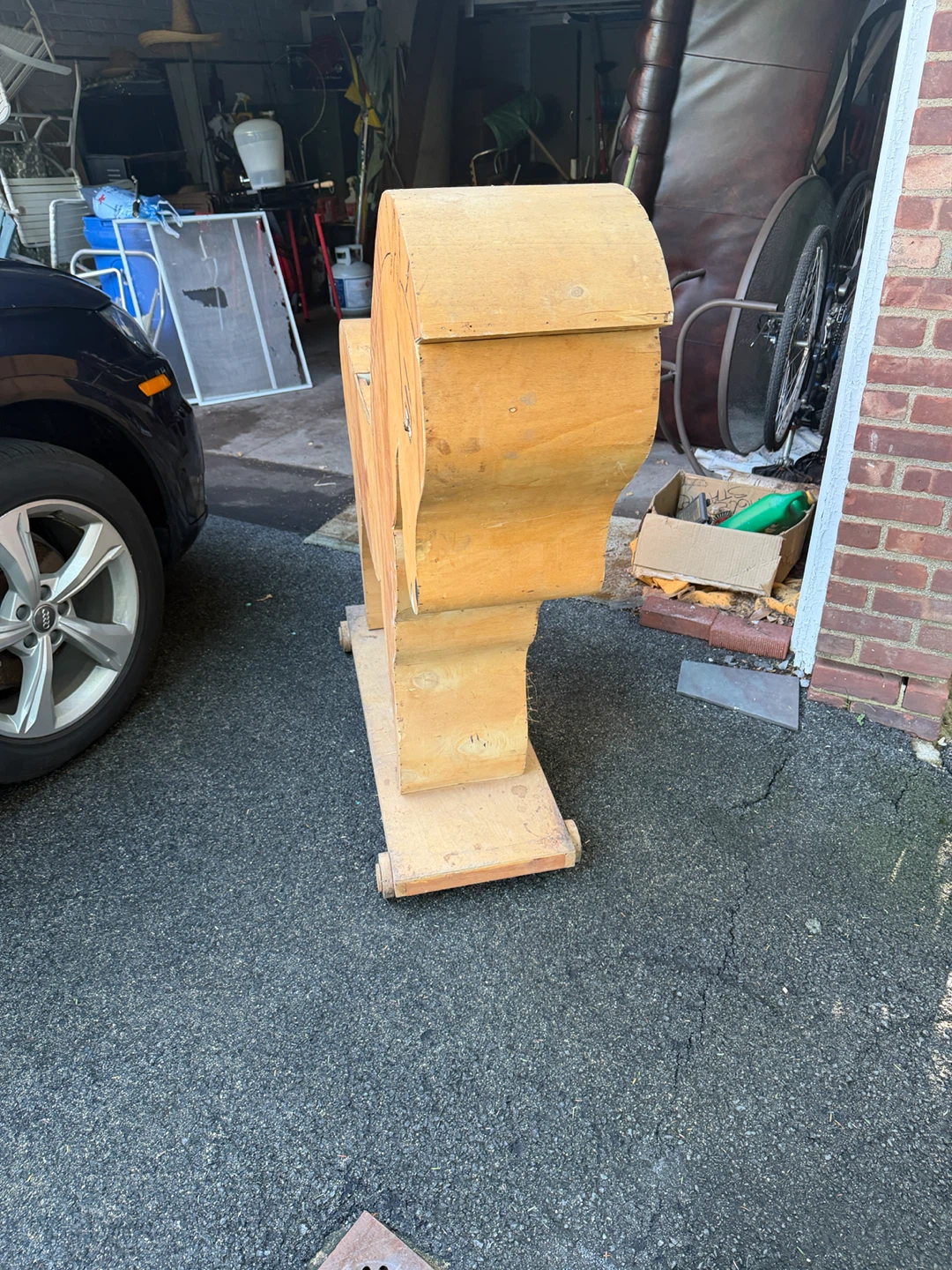 Wooden Trojan Horse on Wheels - photo 2