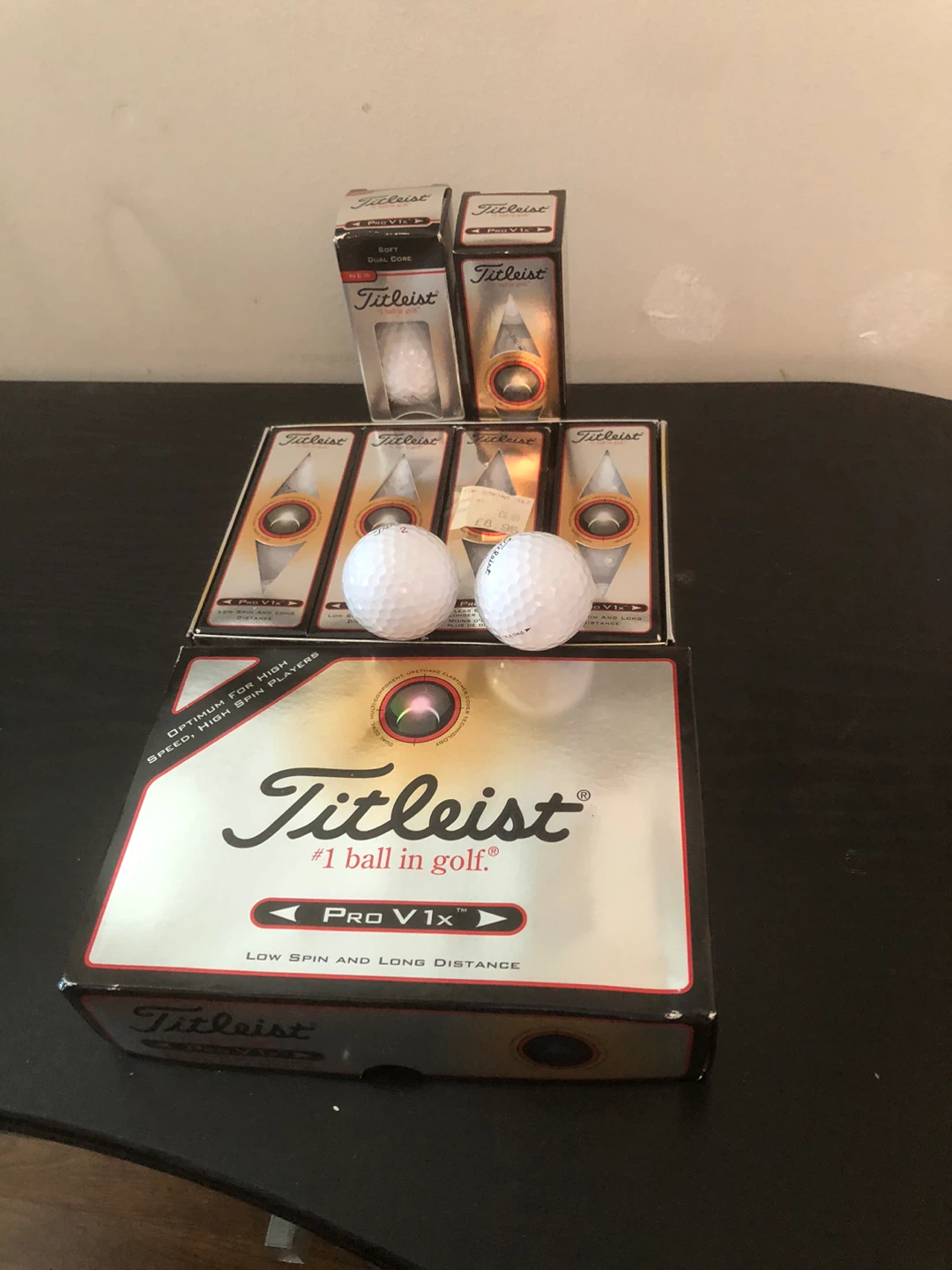 Titleist Pro V1x Golf Balls @6 new.