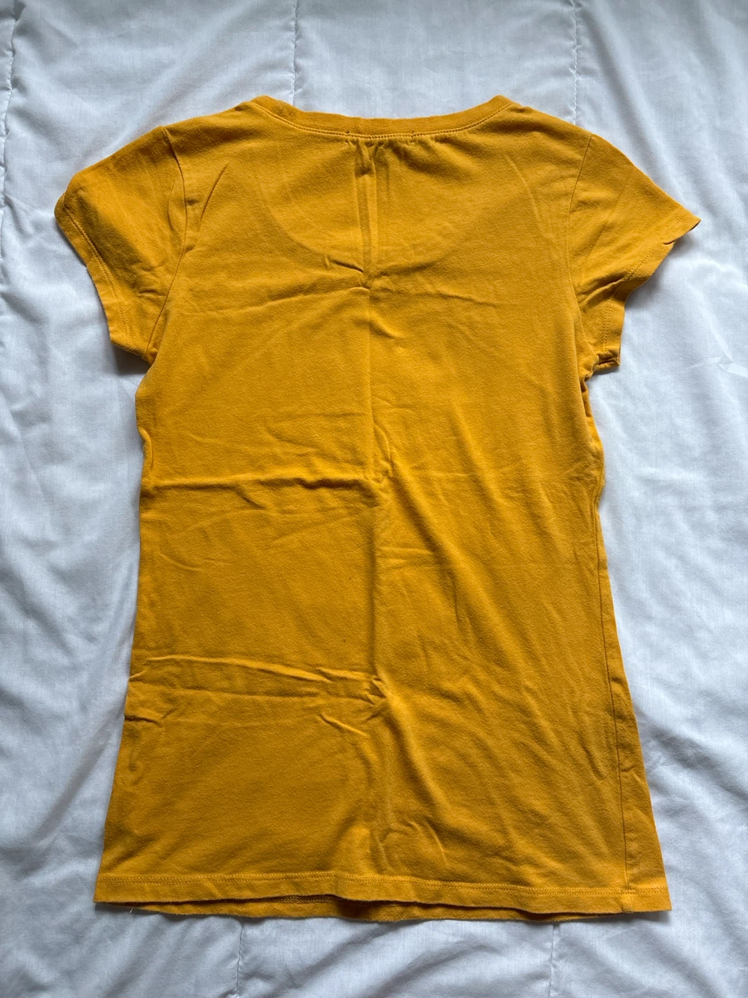 Scoop-Neck Yellow T-Shirt - photo 3