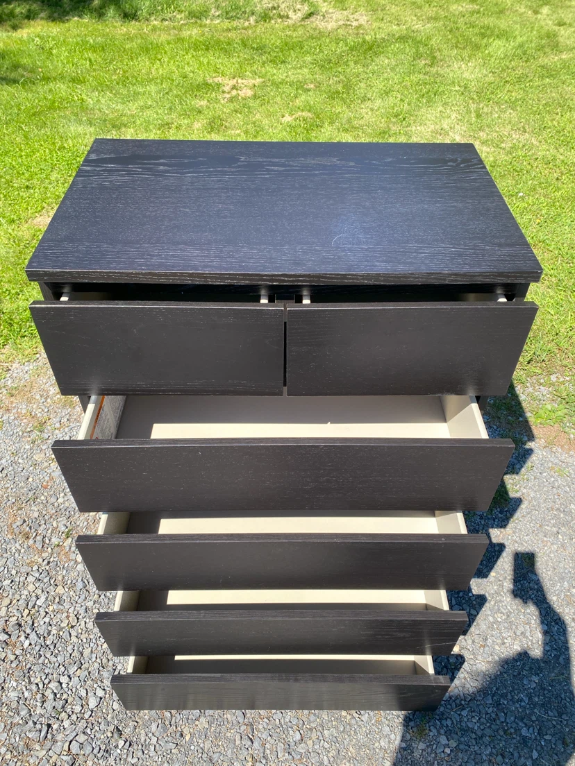 IKEA MALM 6-Drawer Dresser Good Condition (CAN DELIVER) - photo 2