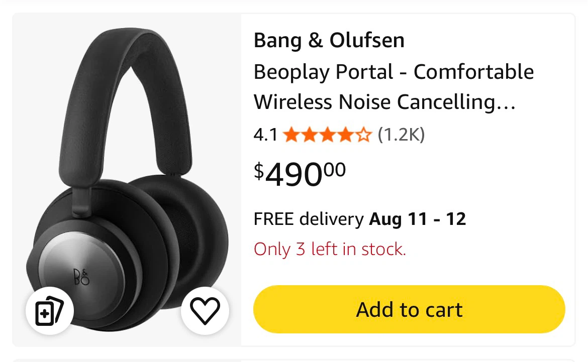 Bang & Olufsen Beoplay Portal Headphones