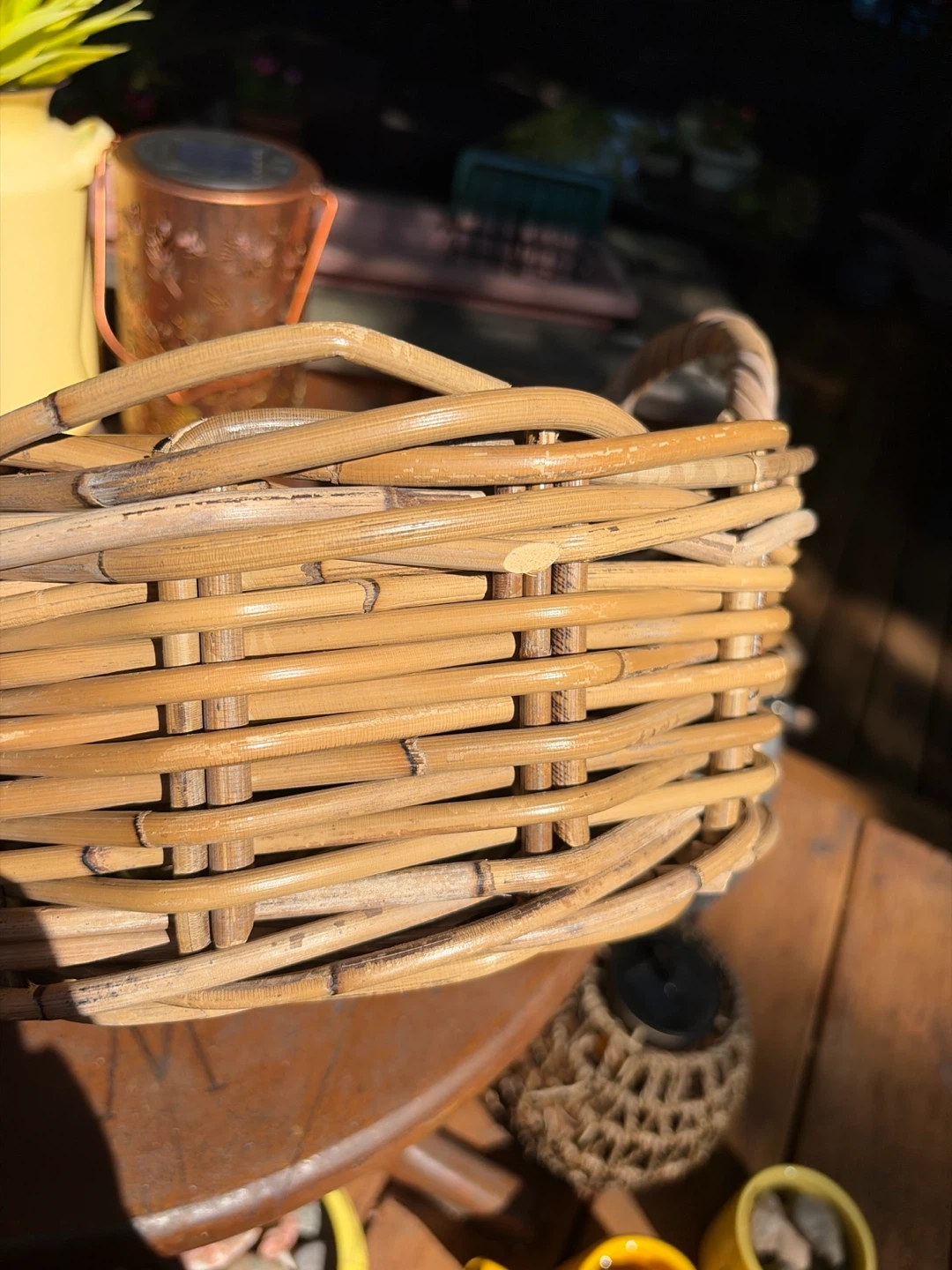 Woven Rattan/Wicker Basket with Handles - photo 4