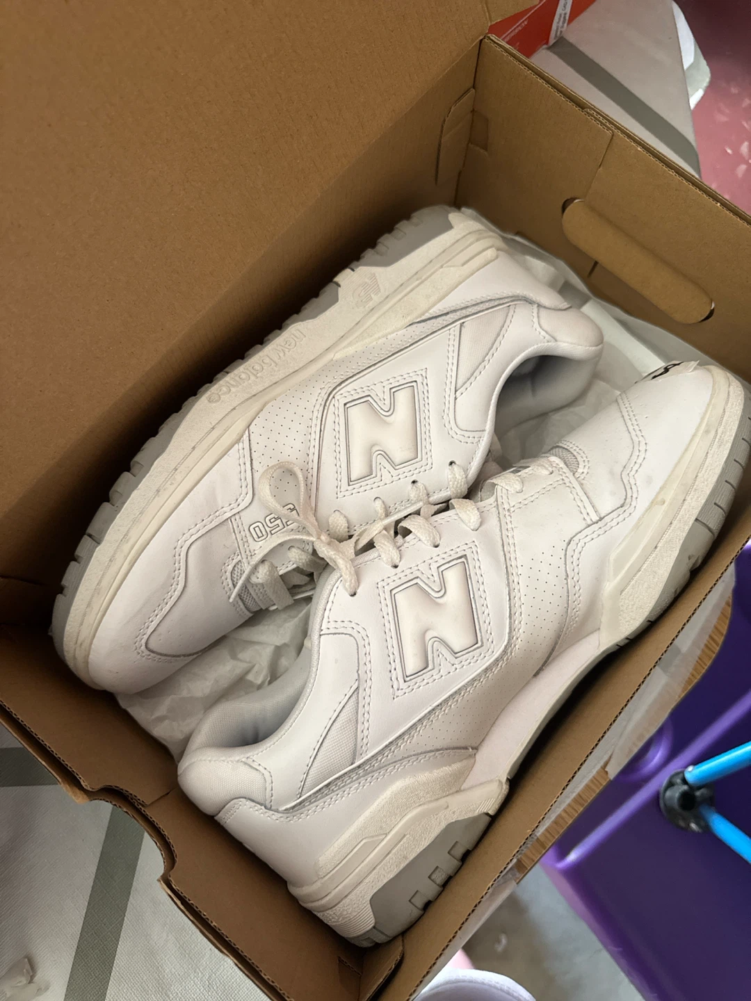 New Balance 550 White Sneakers