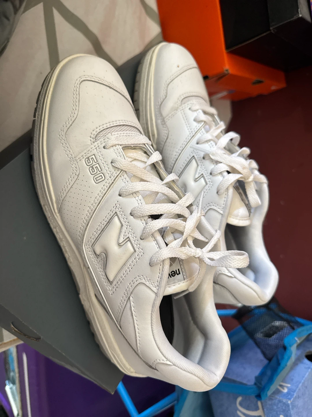 New Balance 550 White Sneakers - photo 2