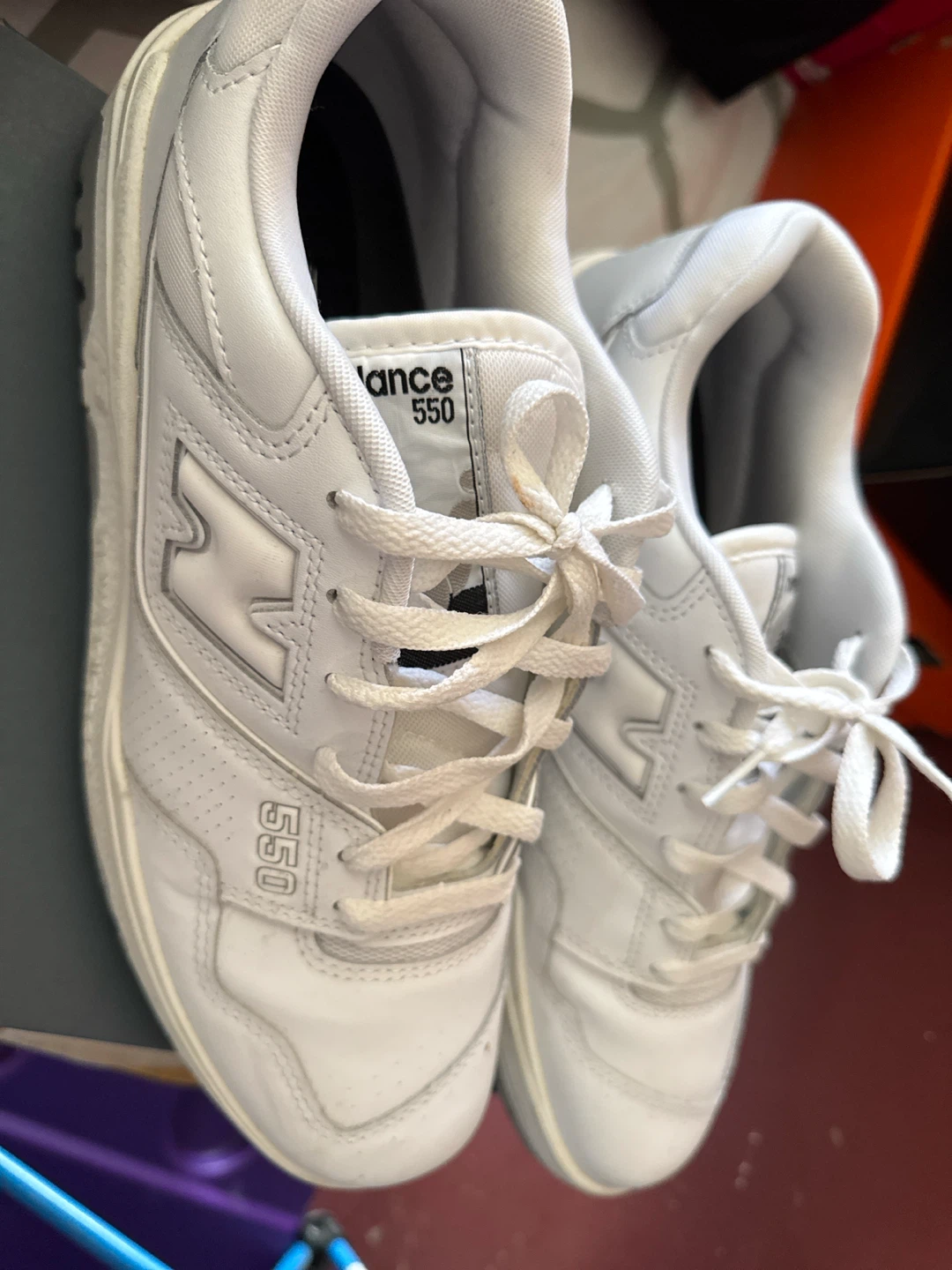 New Balance 550 White Sneakers - photo 3