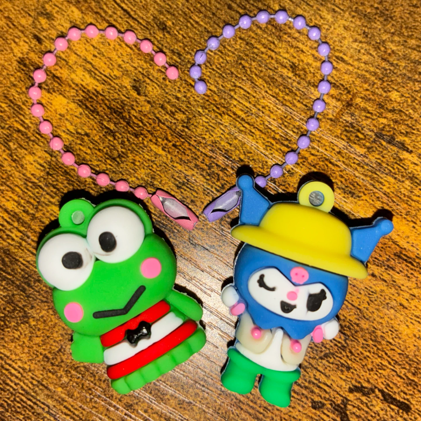 Sanrio Keroppi and Kuromi Keychain Charms - photo 2