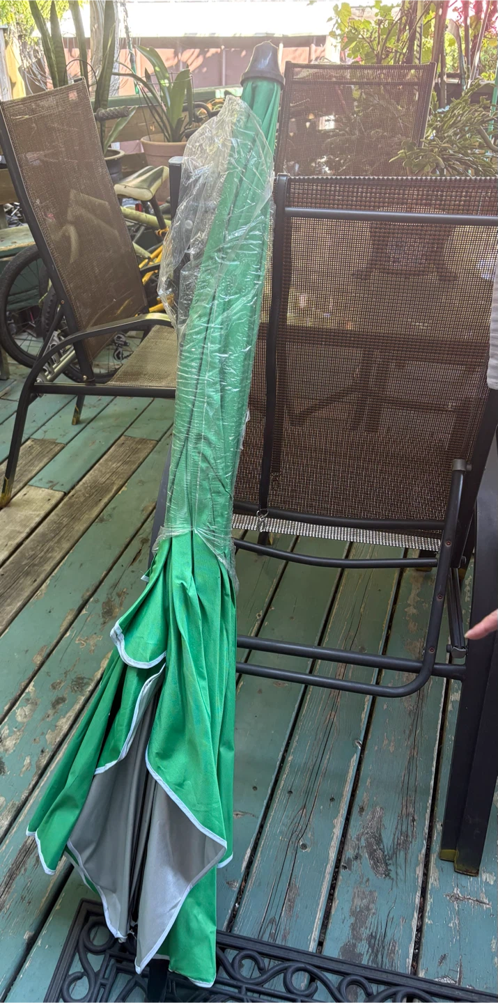 Green Patio Umbrella