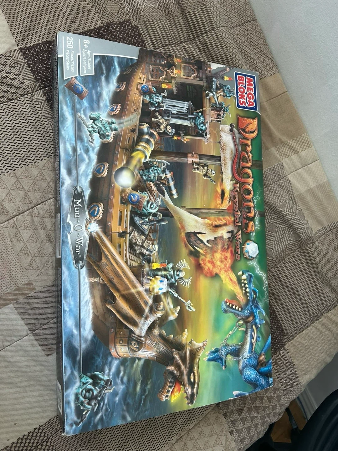 Mega Bloks Dragons "Man-O-War" Construction Set