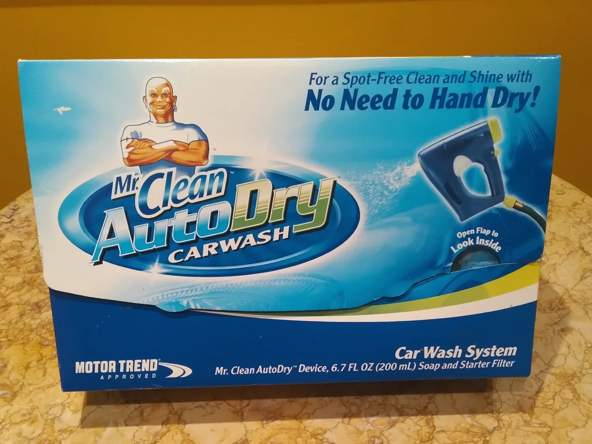 Mr Clean AutoDry Car Wash Spray System Auto Dry Soap &Filter NEW
